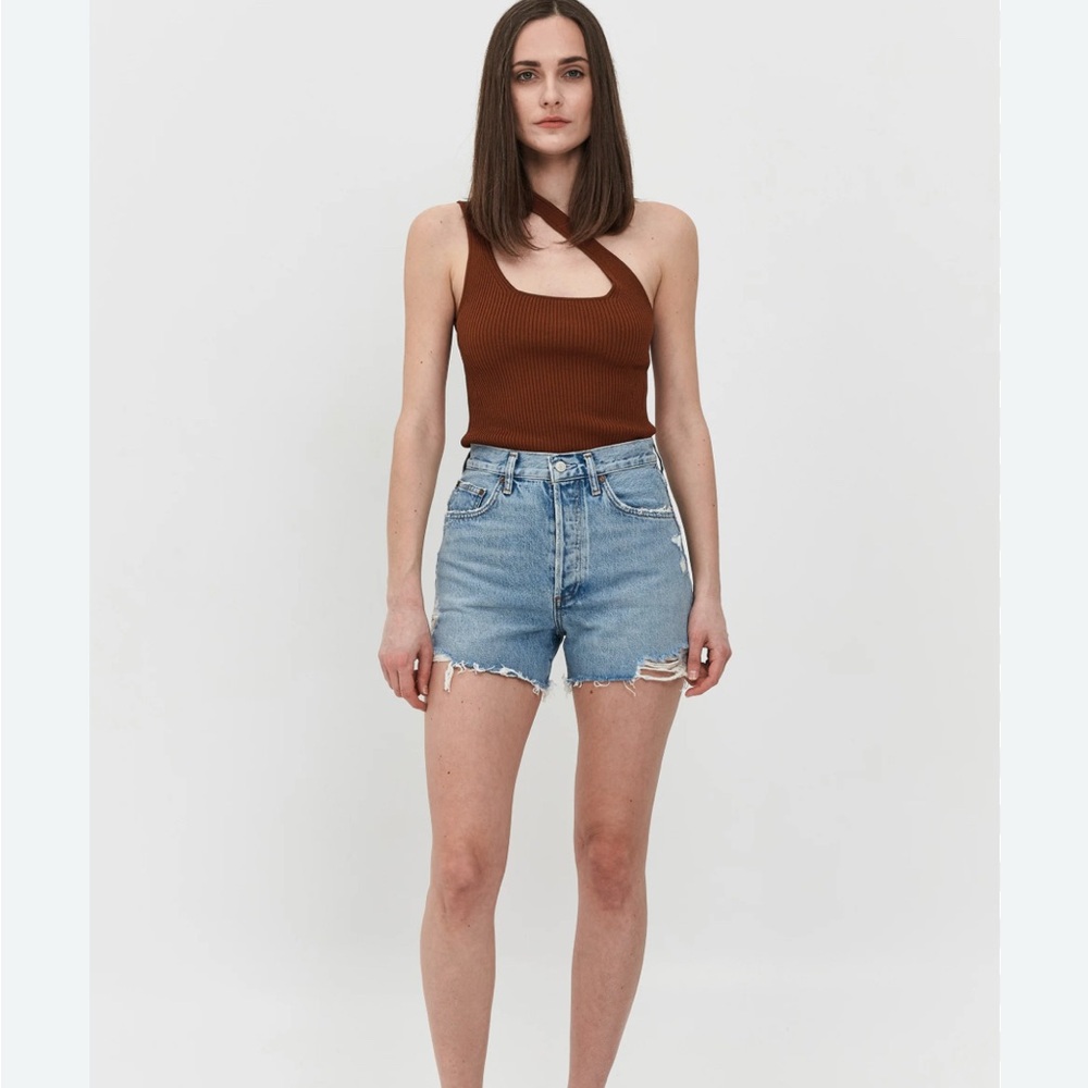 AGOLDE high rise Dee Shorts